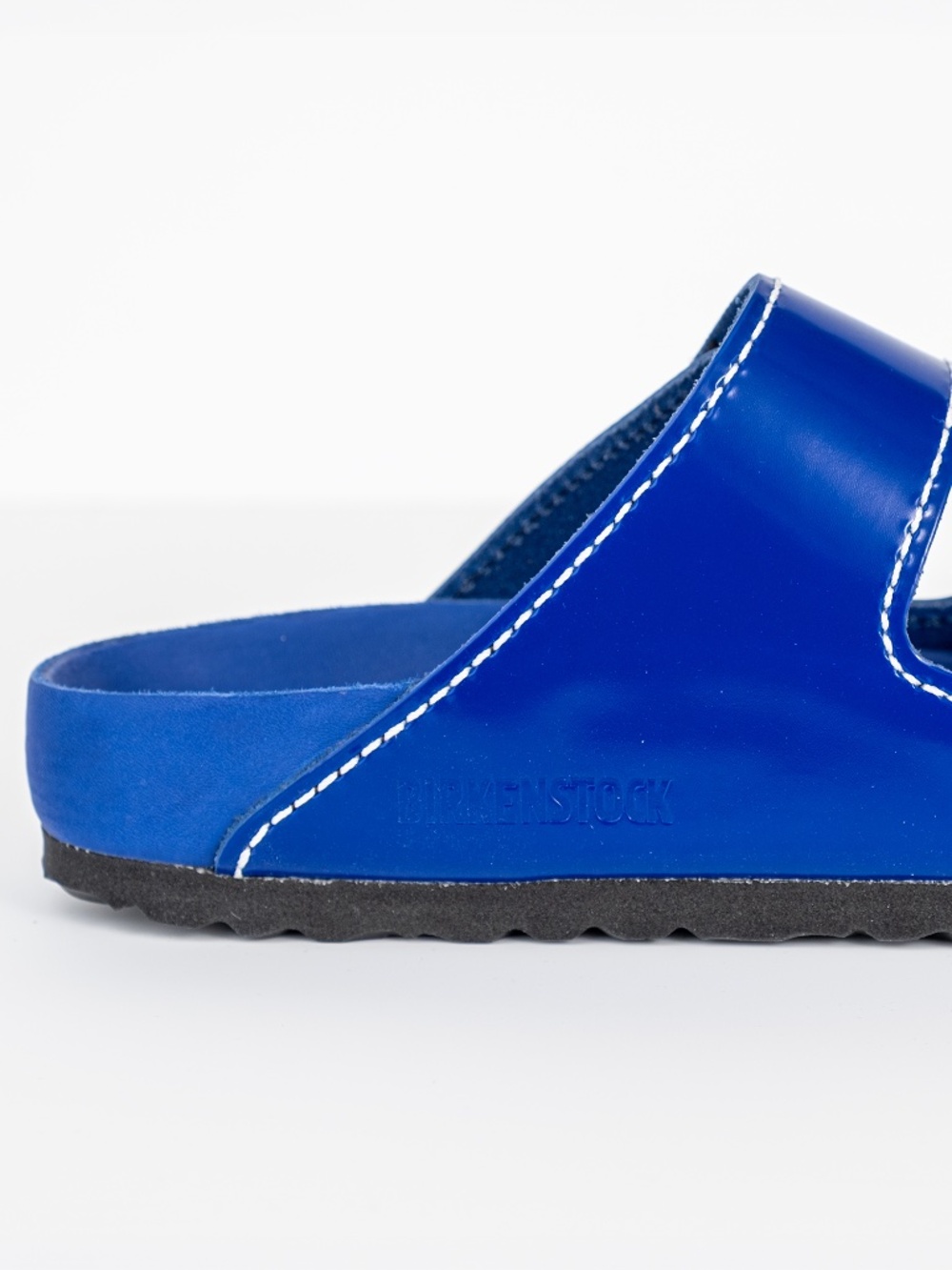 NWT Proenza Schouler x Birkenstock Arizona Slides in Cobalt Leather - Size 37 - Picture 12 of 12